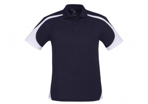 navy with white